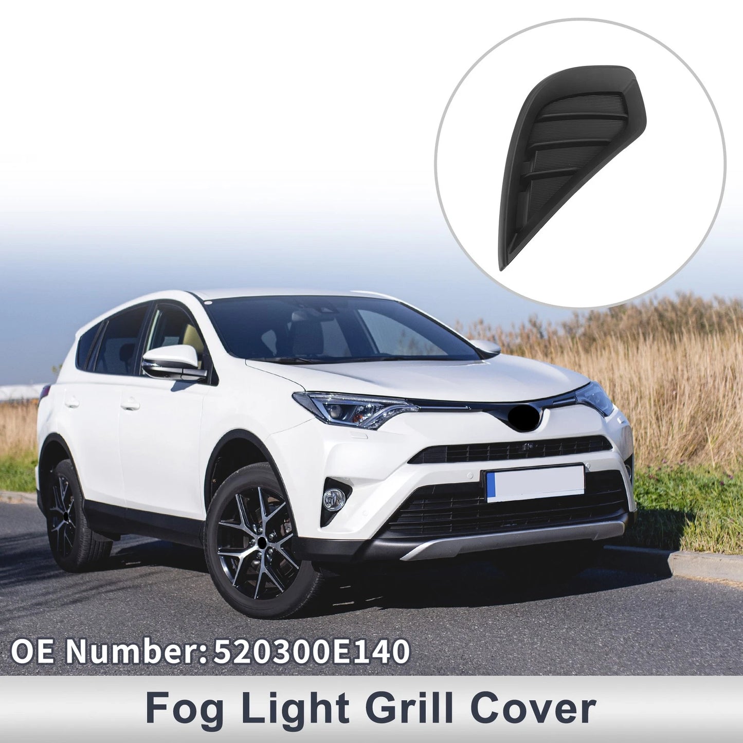 Front Right Fog Light Grill for Toyota Highlander (2001-2007)