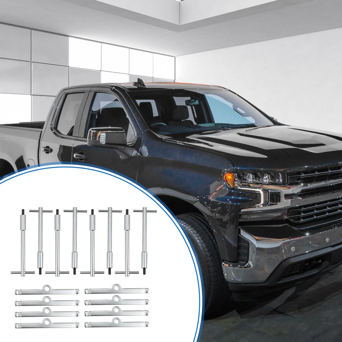 T-Shape Valve Cover Bolts Hold Down Kit for Chevy SBC