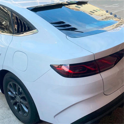 Carbon Fiber Look Rear Windshield Sticker Trim for Car (No Year Specified)