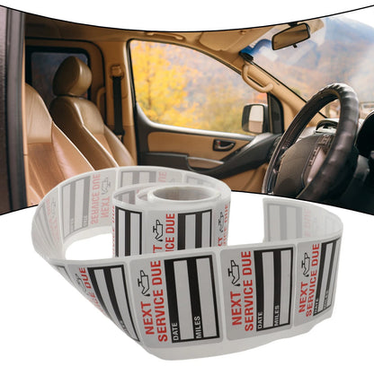 Oil Change Service Reminder Sticker 2x2 Inch Decal Sticker