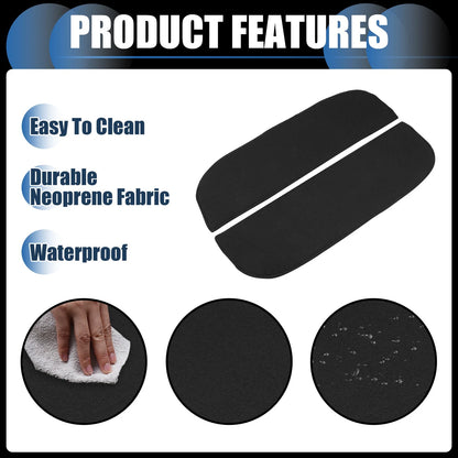 Armrest Protector Covers  for BMW X5 X6 (2010-2018) Neoprene Black
