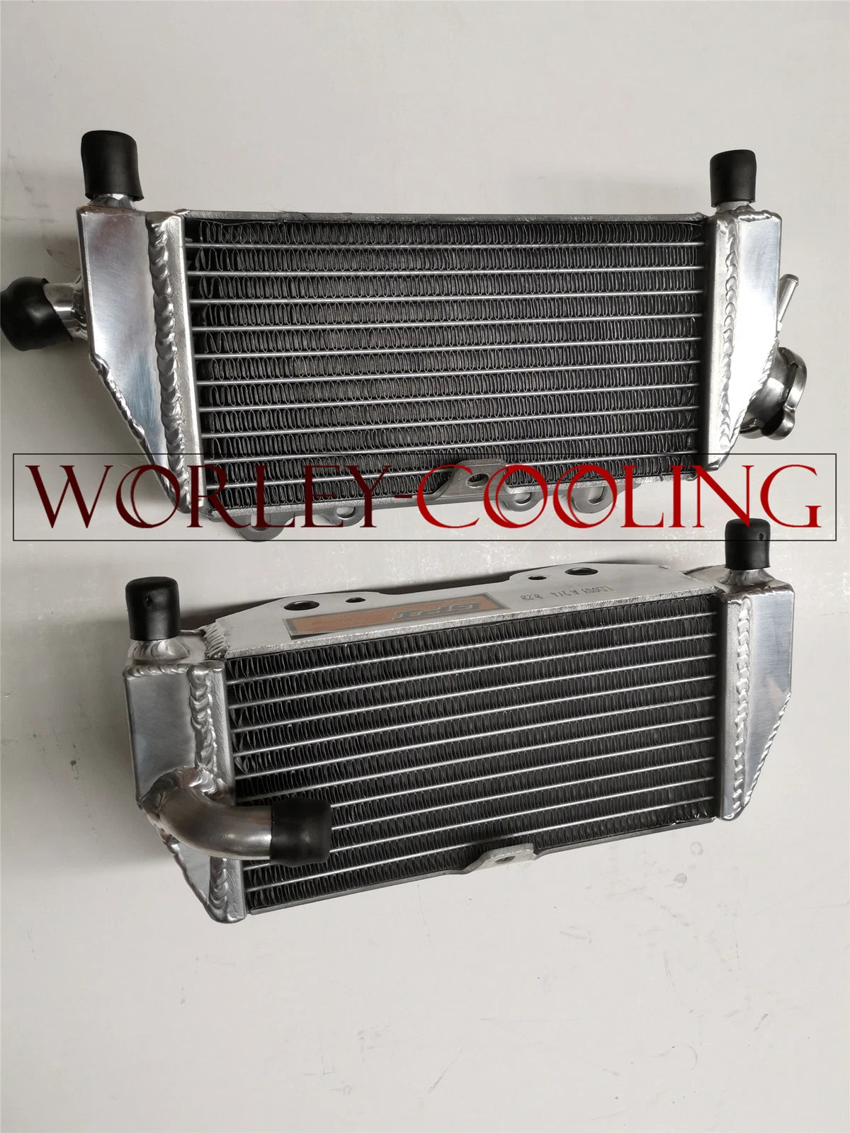 Aluminum Radiator & Red Hose for Kawasaki KX125 KX 125 (1999-2002)