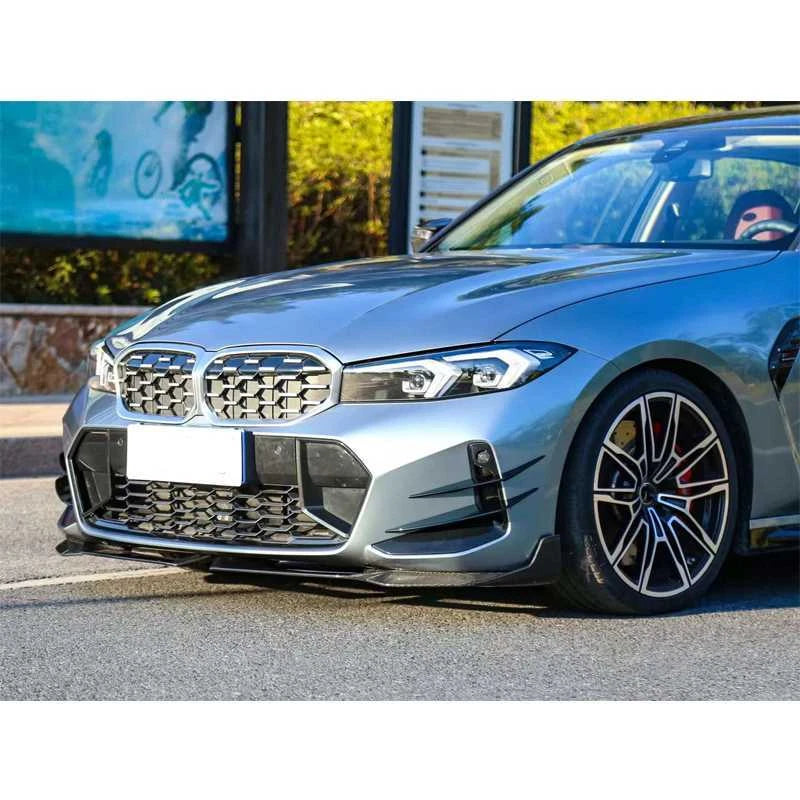 Dry Carbon Fiber Front Bumper Lower Lip Splitter for BMW G20 M Sport LCI 2023+