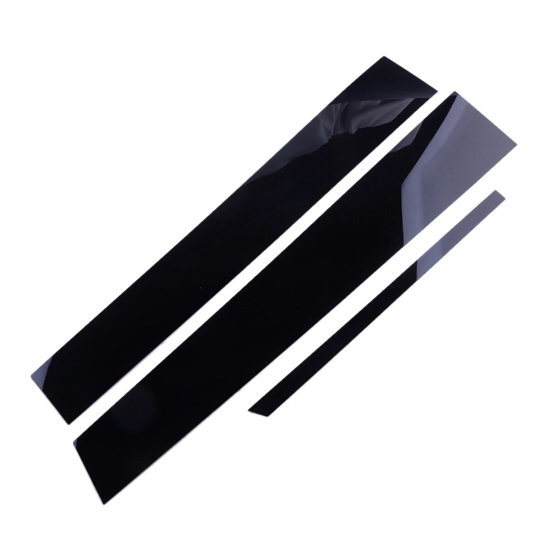 Glossy Black Door Window Pillar Trim Cover for Toyota Camry (2012-2017)