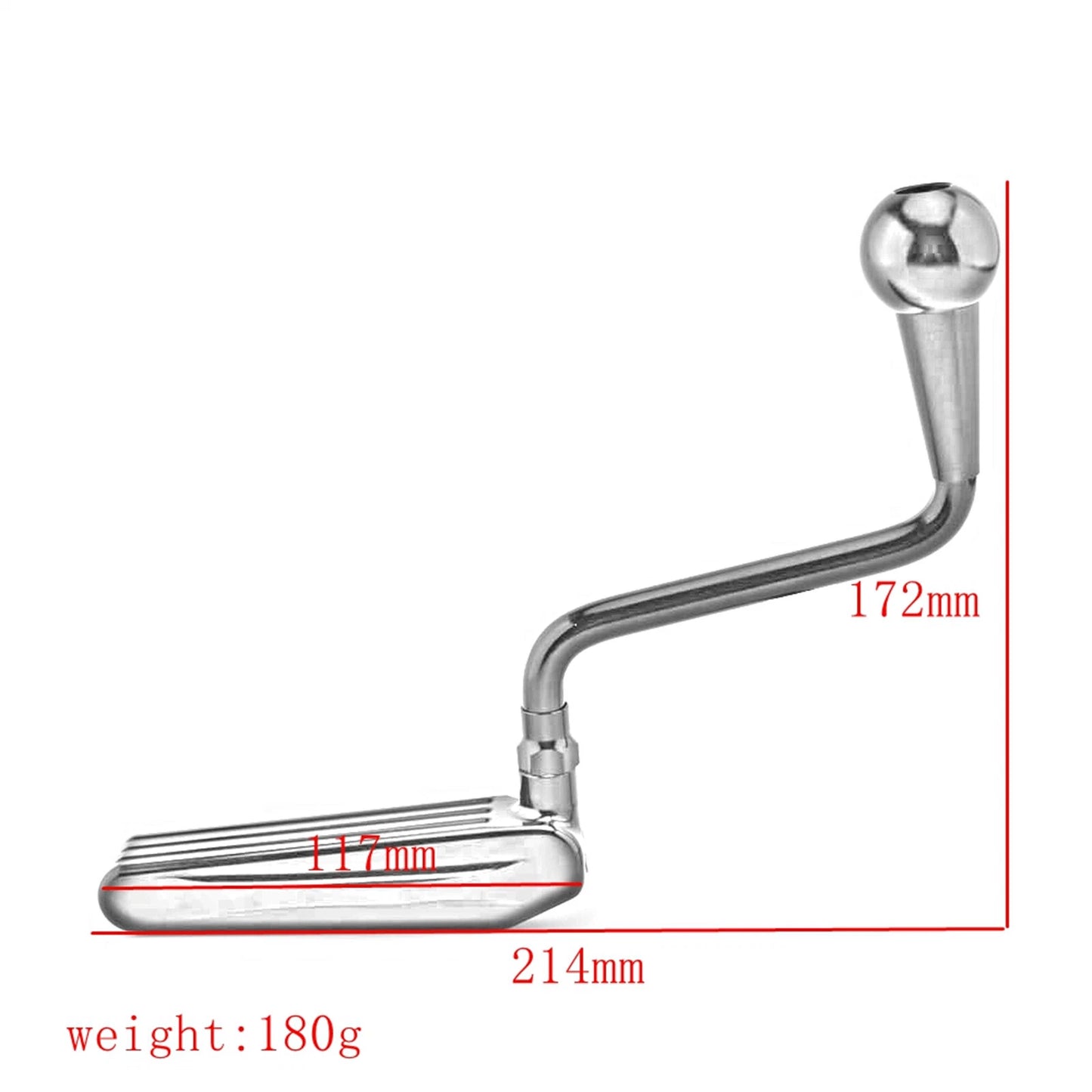 Chrome Extended Reverse Gear Lever for BMW R18 Transcontinental (2021-2023)