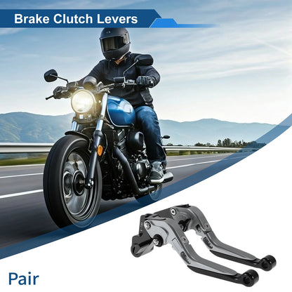 1 Pair Adjustable Short Long Brake Levers for Kawasaki Z1000SX (17–20)