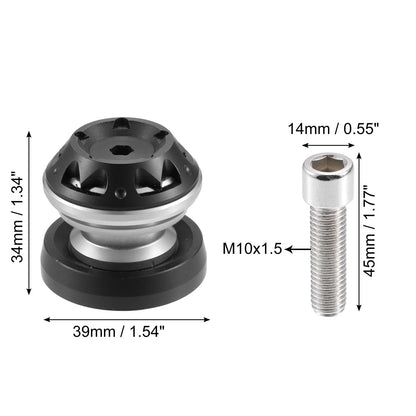 2 x Swing Arm Spools Aluminum Alloy for Motorcycle