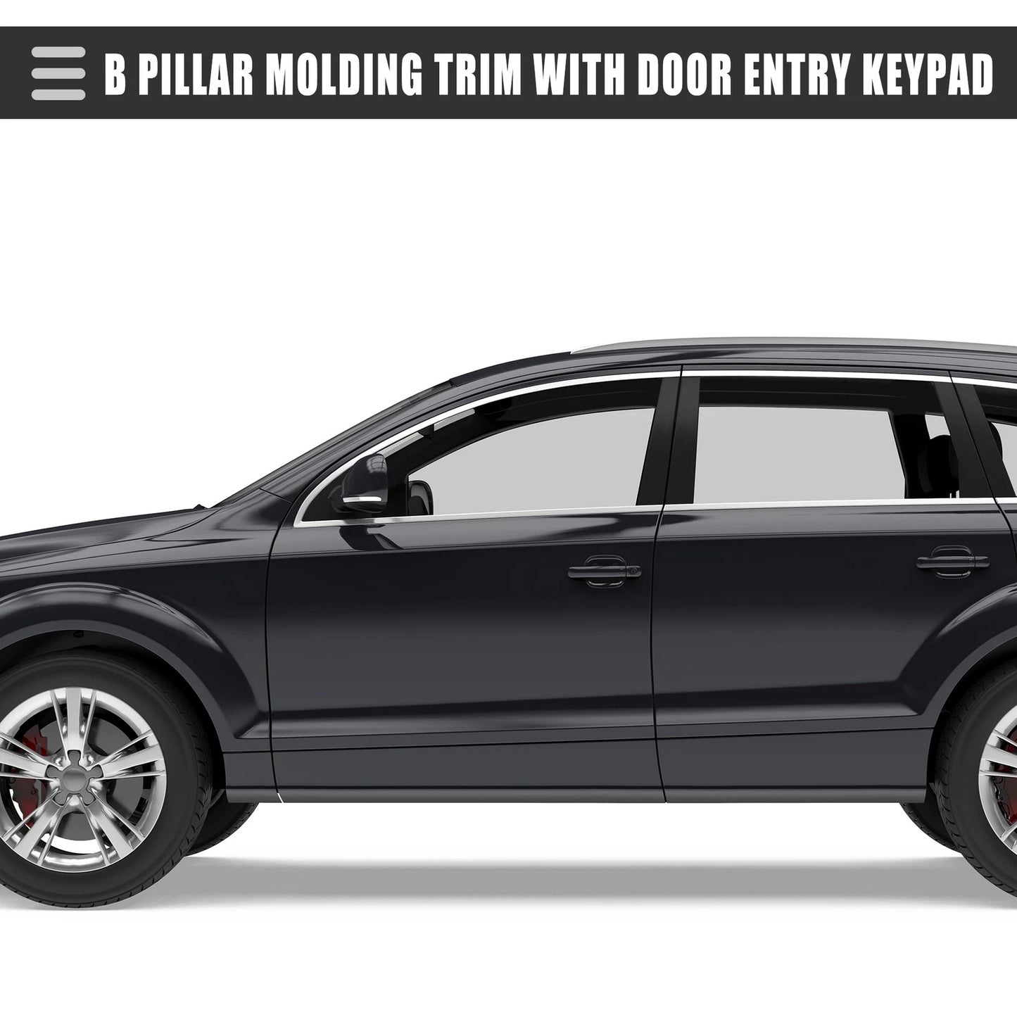 Left Side B Pillar Trim Keypad Panel for Ford Explorer (2011-2019)