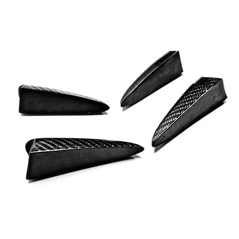 Carbon Fiber Front Bumper Side Spoiler Trim for Hyundai Veloster Turbo 11-17