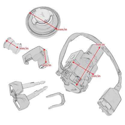 Ignition Key Switch Lock Set for Honda CRF250 CRF250L CRF250M (2013-2020)