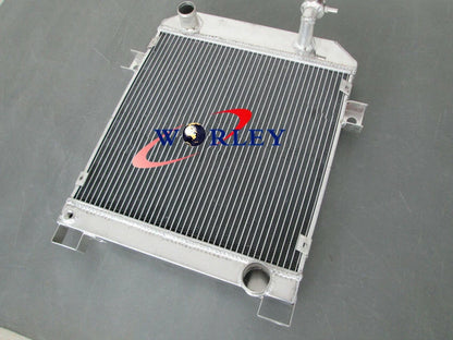 Aluminum Radiator + Fan for Jaguar MK2 2.5 & Daimler V8 (1962-1967)