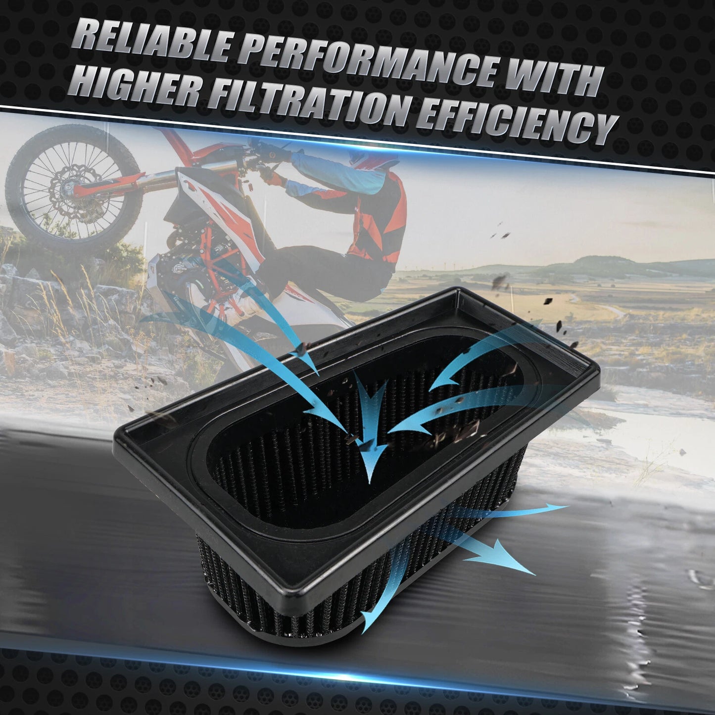 Washable Air Filter for GAS GAS ES700 SM700 & KTM 690 Enduro R (2022-2024)