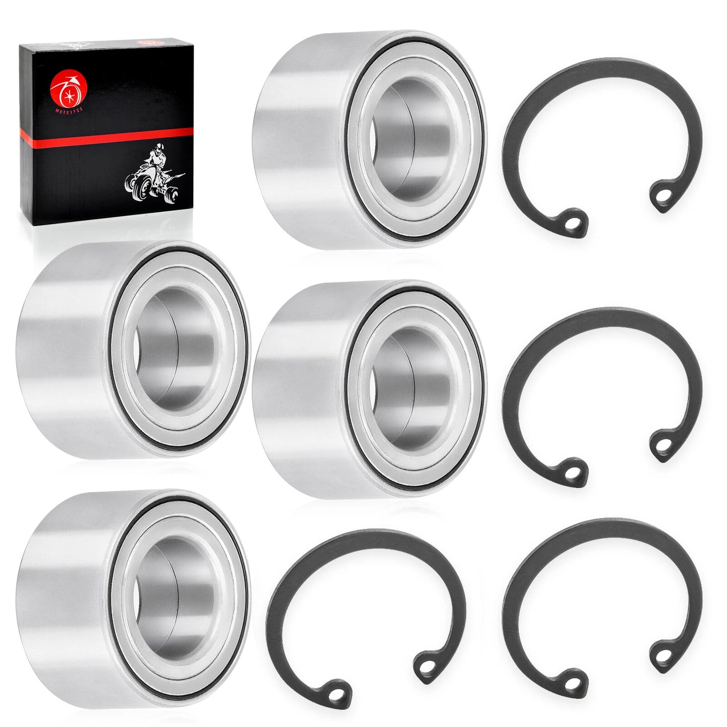 Rear Wheel Bearing + Circlip for Honda Pioneer 700/700-4 2015-2024