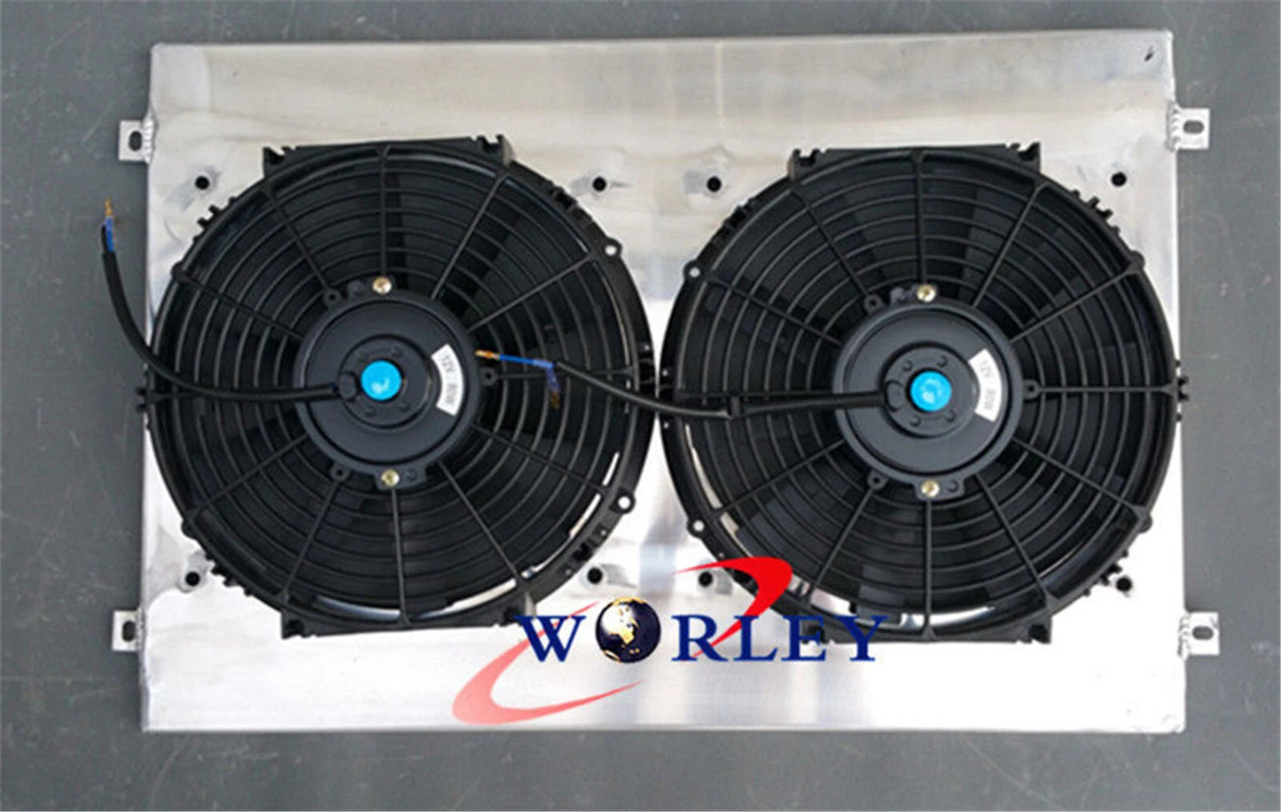 Radiator & Shroud & Blue Hose for Subaru Impreza WRX GC8 STI (1992-2000)