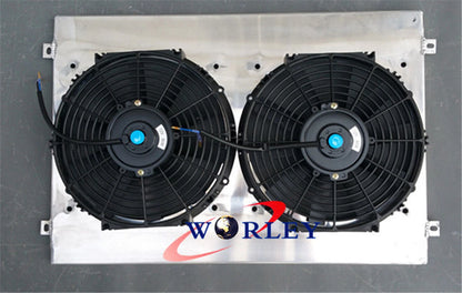 Radiator & Shroud & Blue Hose for Subaru Impreza WRX GC8 STI (1992-2000)
