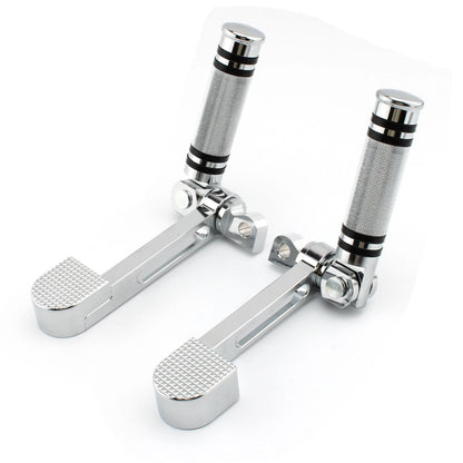 Chrome Foot Pegs for Harley Touring Softail Dyna Sportster 883 1200 (2004-2023)