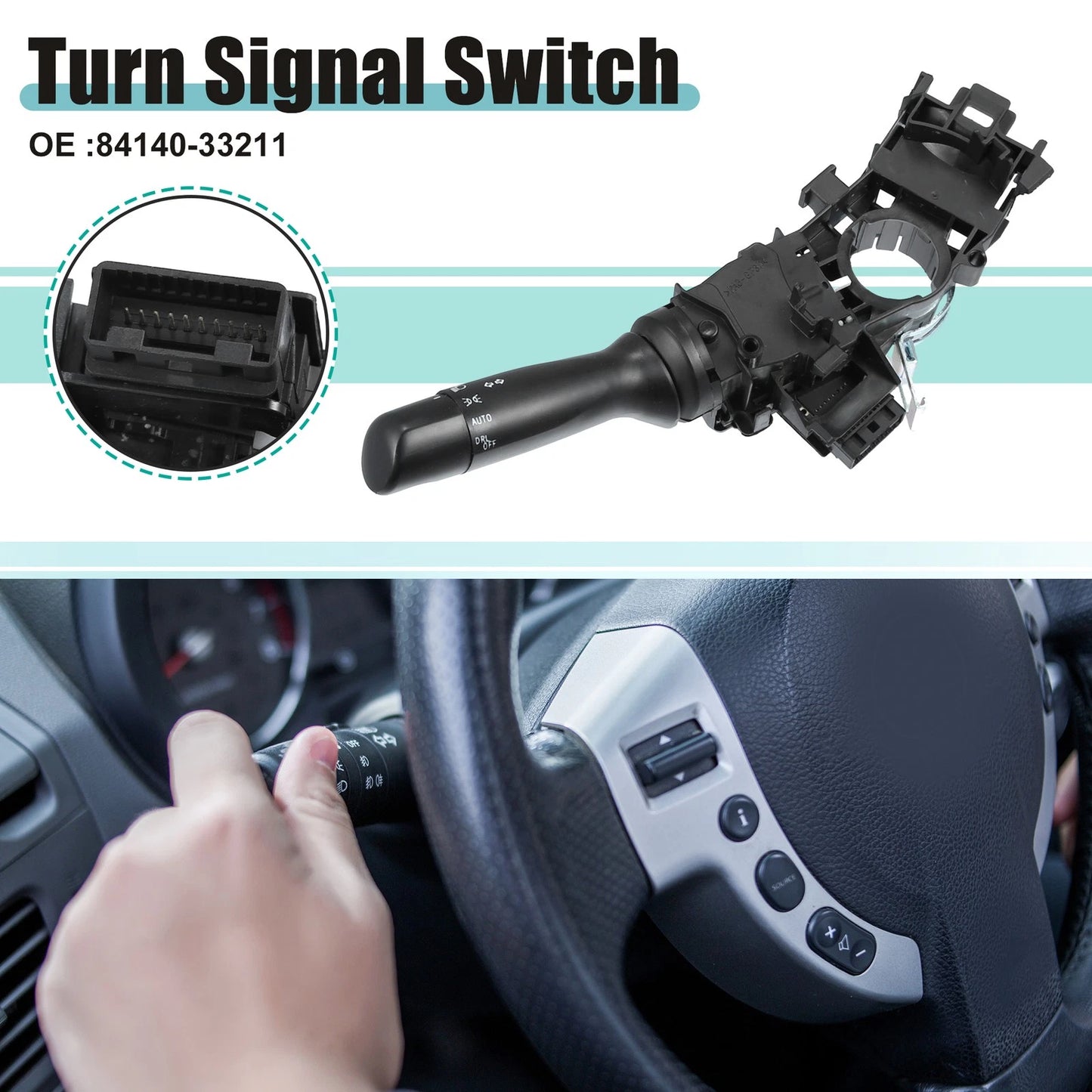 Turn Signal Switch for Toyota Camry, Highlander (2002-2006)