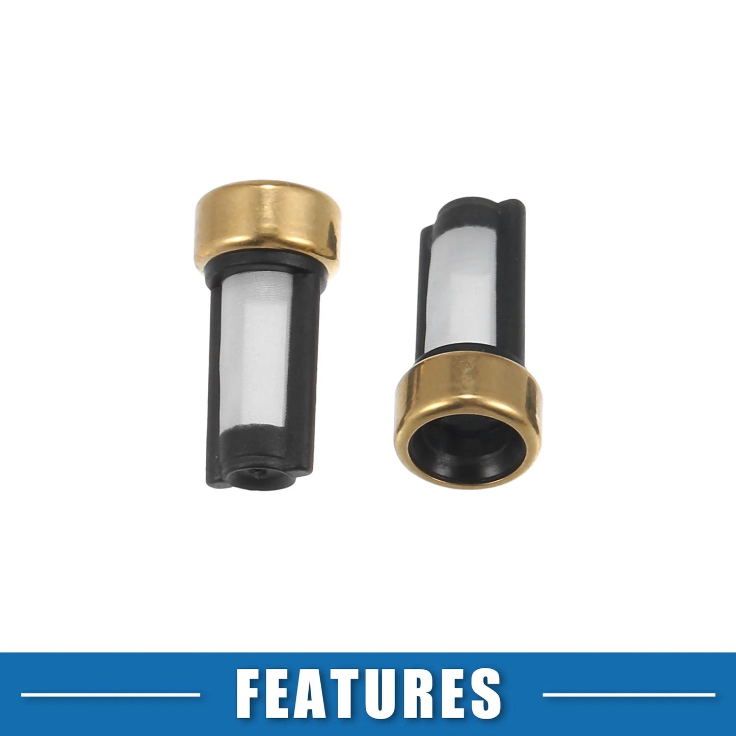 8 Set Fuel Injector O-Rings Seals with Micro Filters for Dodge Ram 1500