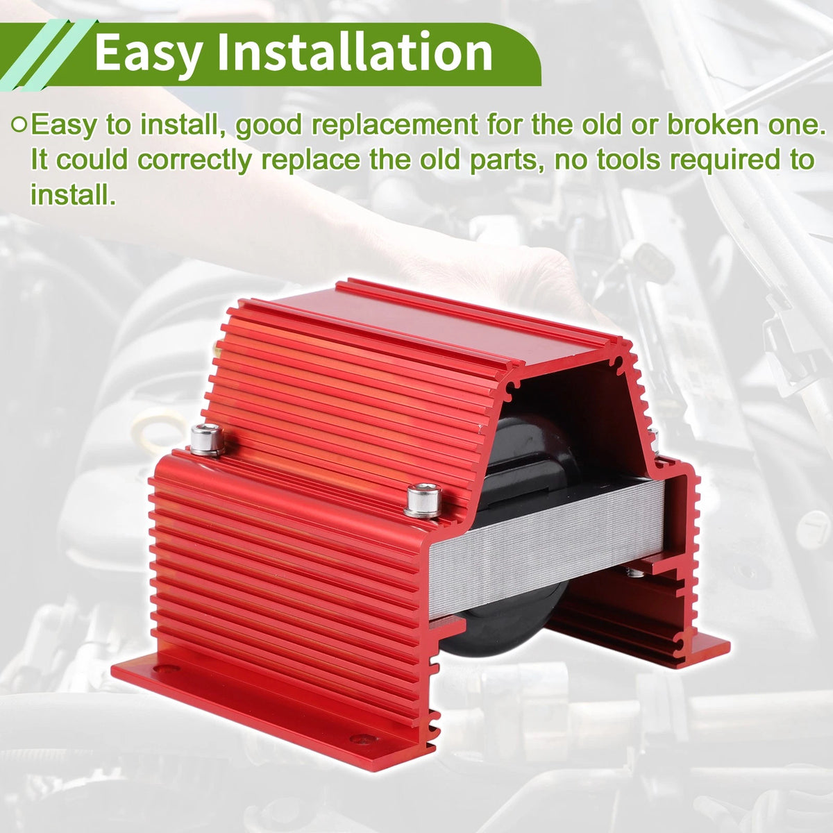 High Output V8 Ignition Coil for Chevy Ford Olds Pontiac Red