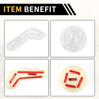 Seat Adjustment Button Cover Trim for Jeep Gladiator JT (2018-2024) White