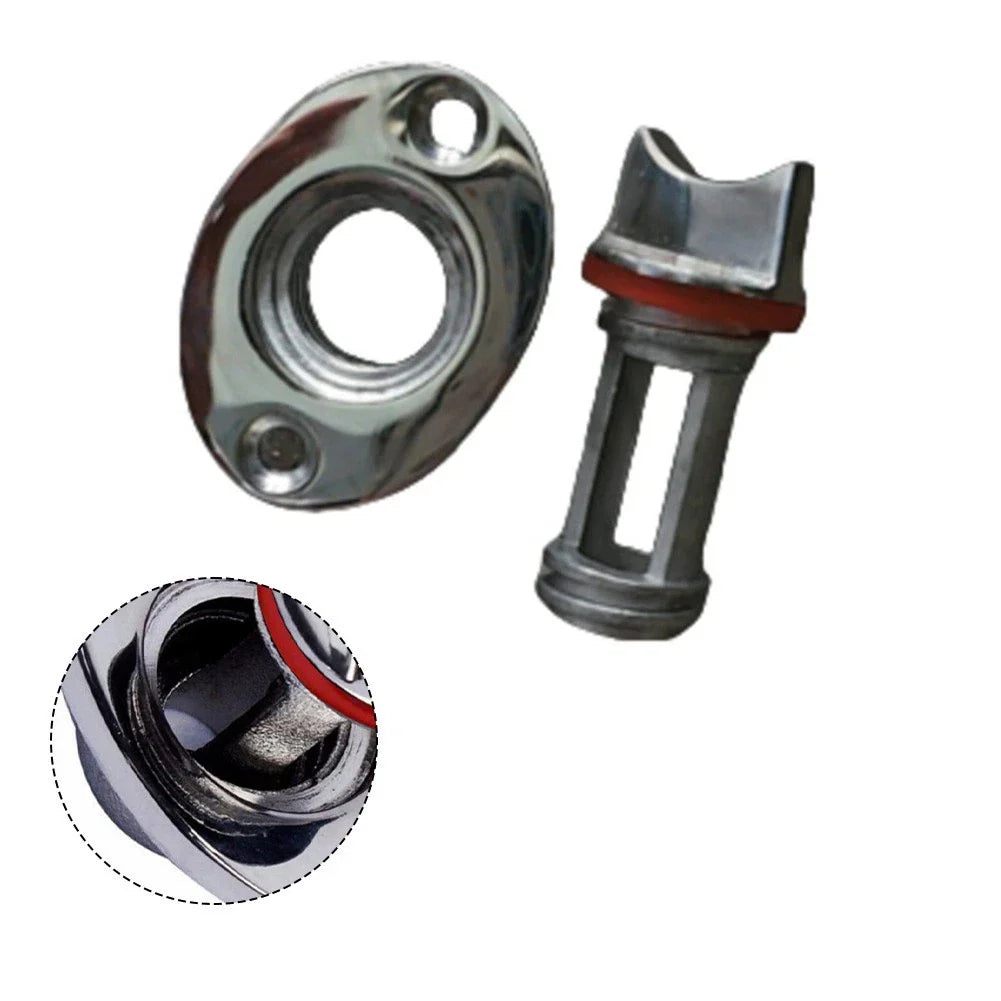 1 Piece Marine Drain Valve for Stern Boats with Reliable O Ring Sealing