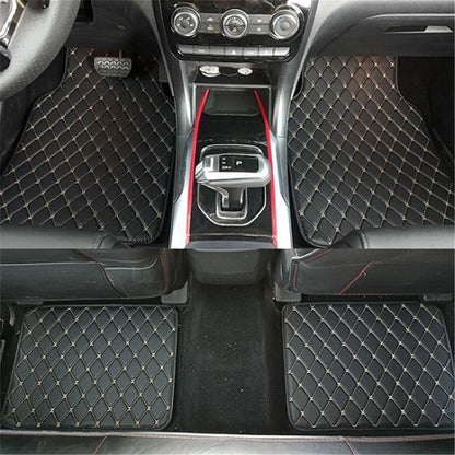 4 Pcs Waterproof PU Leather Car Floor Mats