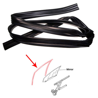 Front Door Glass Run Channel Seal Left for Honda Accord Euro R 2002-2008