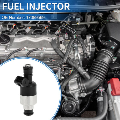 Fuel Injector 17089569 for Isuzu Rodeo 3.2L V6 (1993-1995) 1 Pc Black