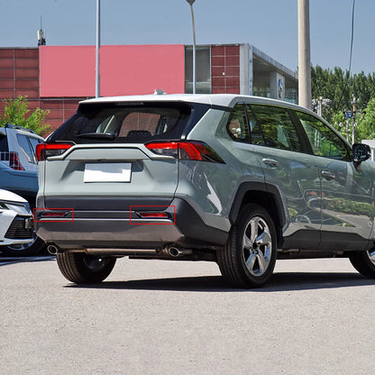 Pair of Rear Tail Fog Light Lamp Covers for Toyota RAV4 (2019-2020)