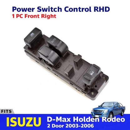 Power Window Switch Regulator RHD Fits Isuzu D-Max Holden 2D UTE 2003-06 EBDE