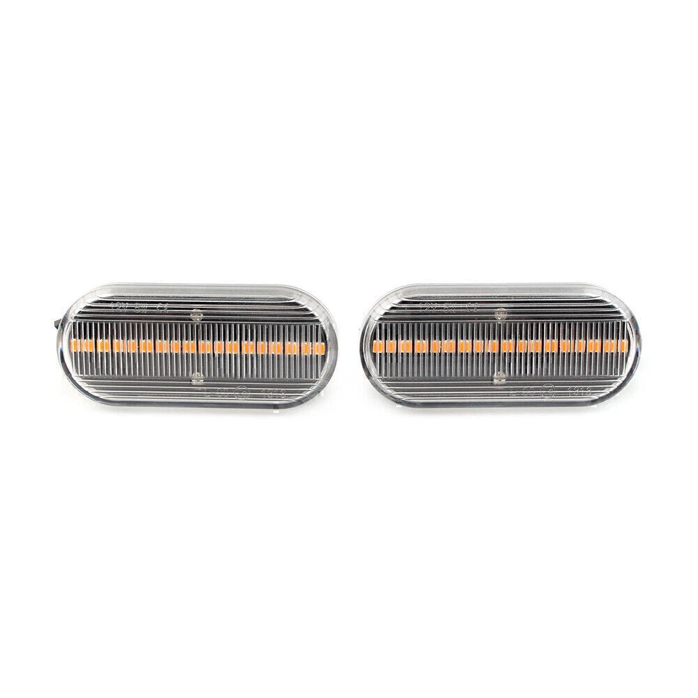 LED Side Marker Lights for Volkswagen VW Bora Golf 3 4 Amber Clear
