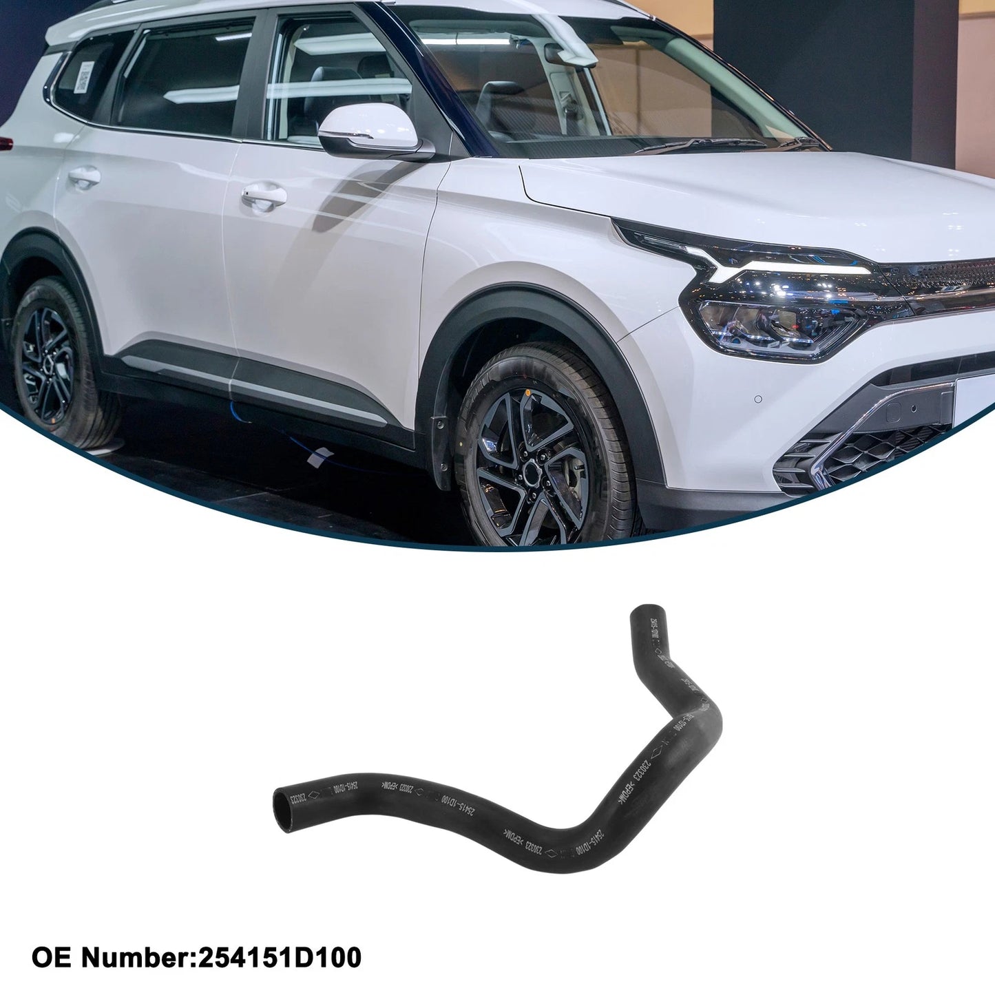 Radiator Hose for Kia Carens 2007-2008 Rubber Coolant Pipe