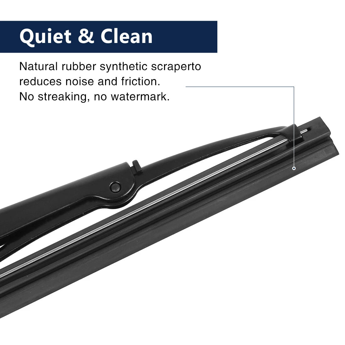 Rear Windshield Wiper Blade Arm Set 11 Inch for Jeep Compass (2006-2016)