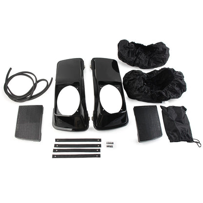 6x9" Saddlebag Speaker Lids for Harley Electra Street Road Glide (1994-2013) Pair