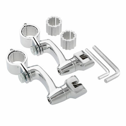 22mm 25mm 32mm 35mm Highway Foot Pegs Mount Clamps for Harley Touring
