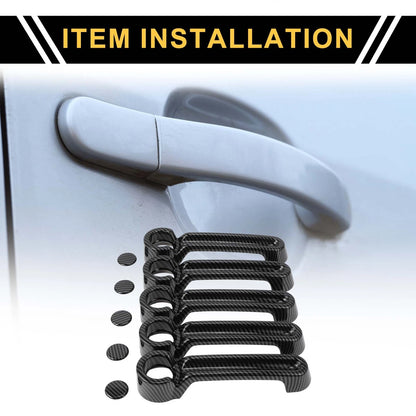 Exterior Door Handle Cover Set for Jeep Wrangler JK JKU (2007-2018)
