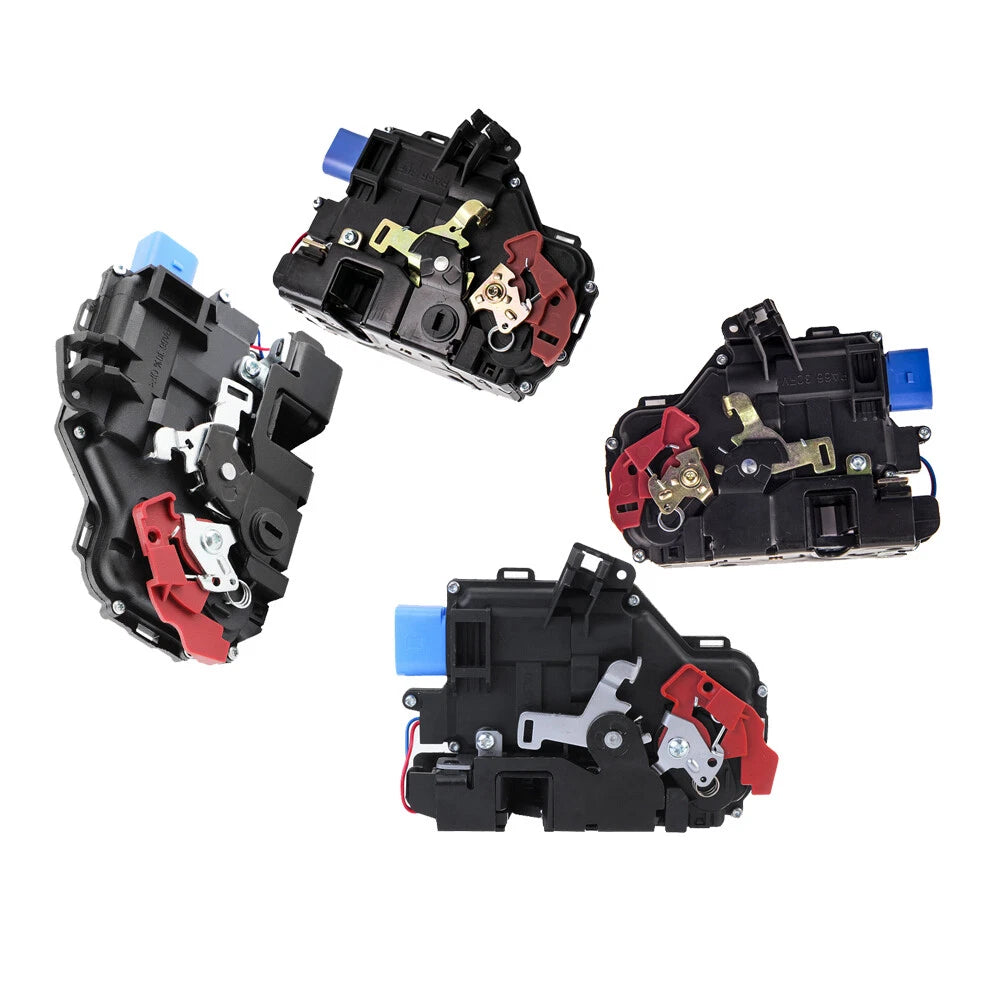 4 x New Front & Rear Door Lock Actuators for VW Golf MK5, Jetta, Touareg (2003-2009)