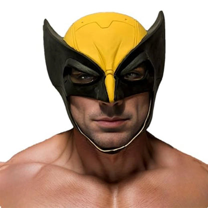Wolverine Latex Mask Halloween Costume Prop for Adults & Kids