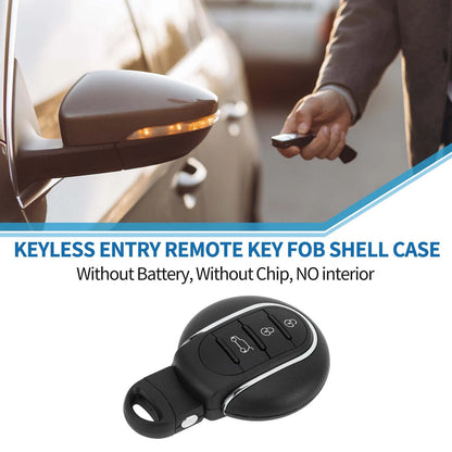 3 x Keyless Entry Remote Fob Shell Case for BMW Mini Cooper (2015-2017)