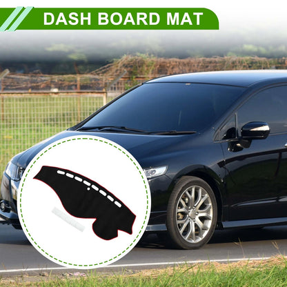 Dash Cover Mat for Honda Odyssey (2009-2014) Sun Protector Pad Black Red