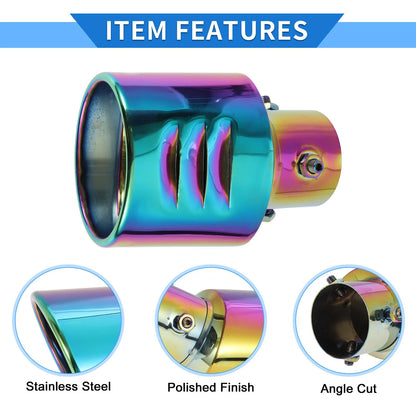 2.36" Exhaust Muffler Tip Pipe for Suzuki Hustler MR52S MR92S (2014-2023)