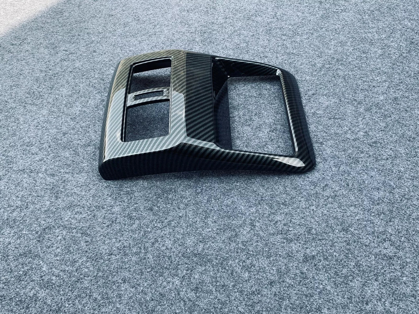 Rear Air Outlet Vent Cover Trim for Nissan Rogue Carbon Fiber Panel (2021-2023)
