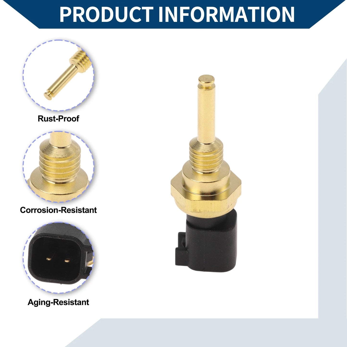 Engine Coolant Temperature Sensor for Ford (2015-2023)