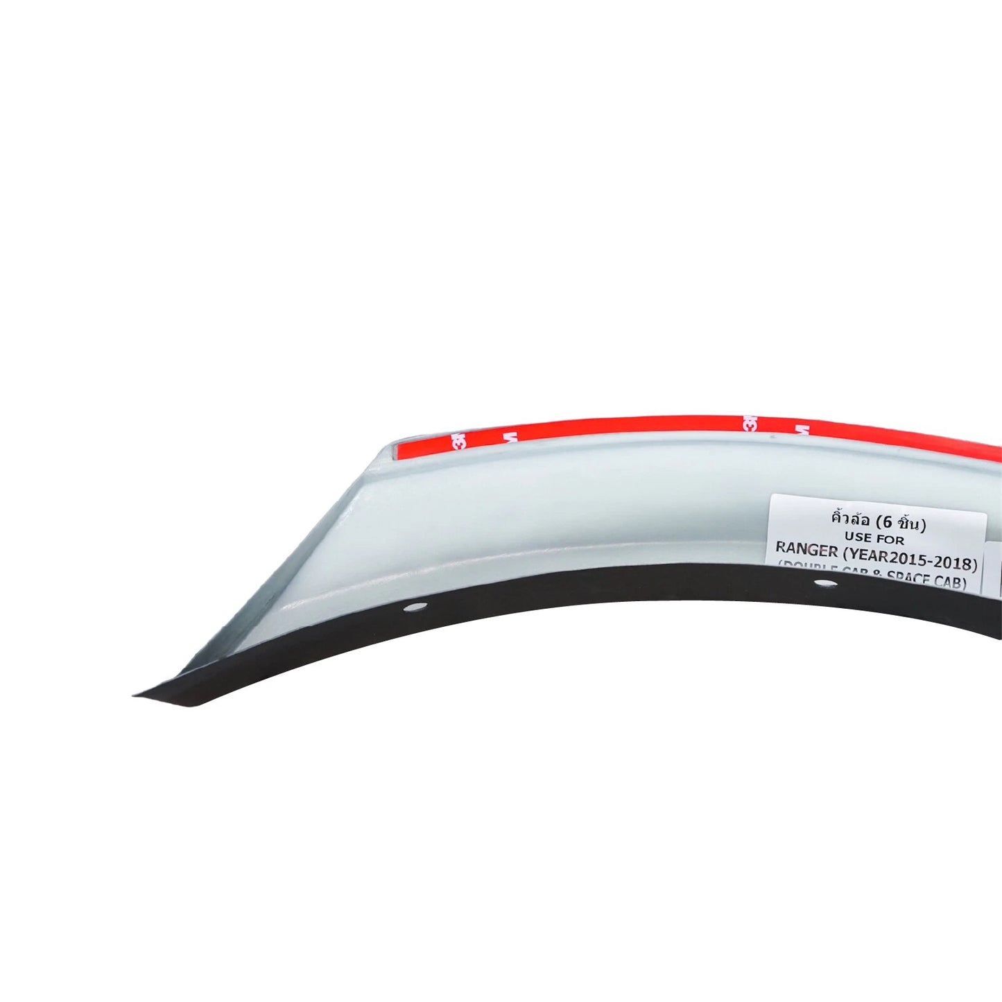 3" Slim Fender Flares for Ford Ranger T6 PXL XLT XLS Wildtrak (2015-2018)