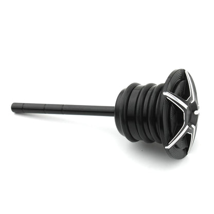 Transmission Oil Dipstick Fill Plug for Harley Softail  1 x Black