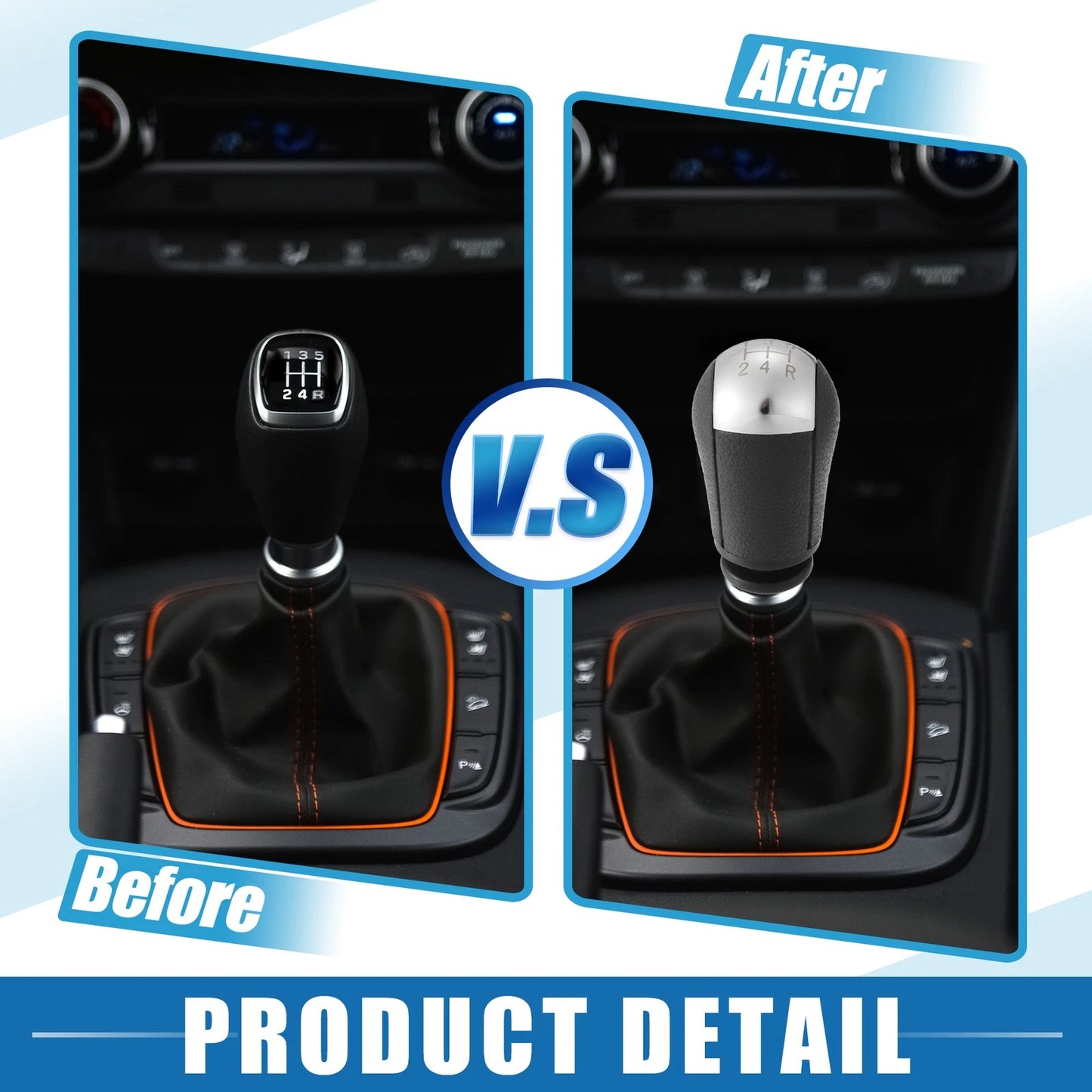 5 Speed Manual Shift Knob for Ford Mustang (2005-2012) Black