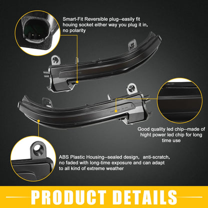 Mirror Turn Signal Light 63137280771 for BMW 1 Series F20 (2012-2019) 1 Pair