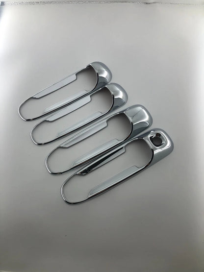 Chrome Door Handle Frame Cover Trim for 2002-2007 Jeep Liberty (2002-2007)