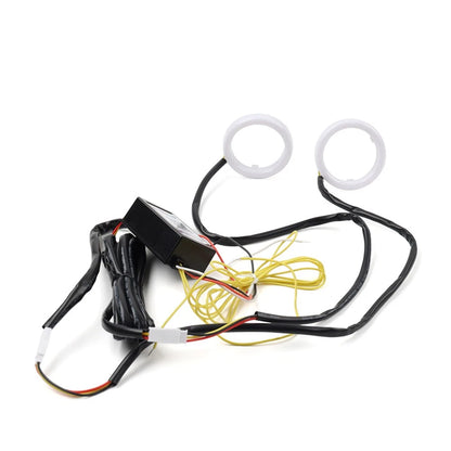RGB Angel Eye Halo Rings Headlight DRL Retrofit Lights for Car (110MM)