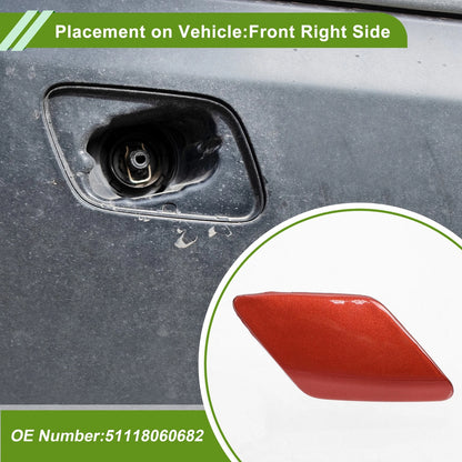 Front Right Washer Nozzle Cover for BMW 428i (2014-2016) Red